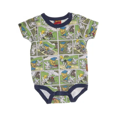 Body (Grön, Flerfärgad) från Bamse by Lindex Bomull, Elastan