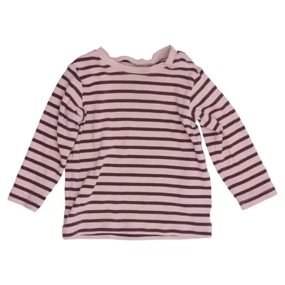 Lange mouwen shirt (Roze, Lila) van Lindex Baby Katoen, Elastaan