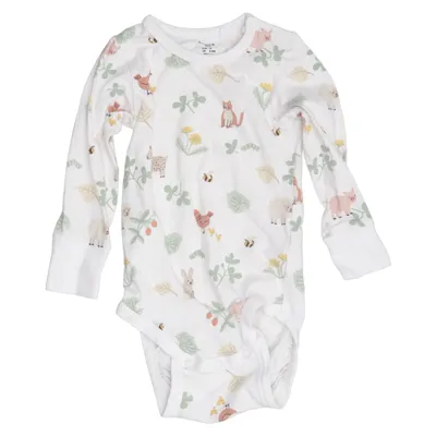 Body (Hvid, Flerfarvet) fra Lindex Baby Bomuld, Elastan