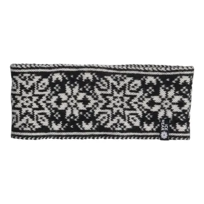 Bandeau à cheveux (Noir, Blanc) de Icewear Laine