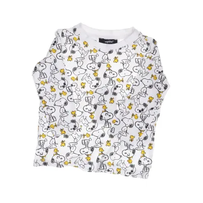 Langærmet t-shirt (Hvid, Flerfarvet) fra Lupilu Økologisk bomuld