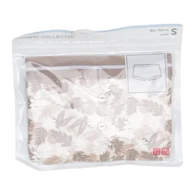 Sous-vêtement (Marron, Beige, Blanc) de Uniqlo Coton, Élasthane, Polyamide, Polyester