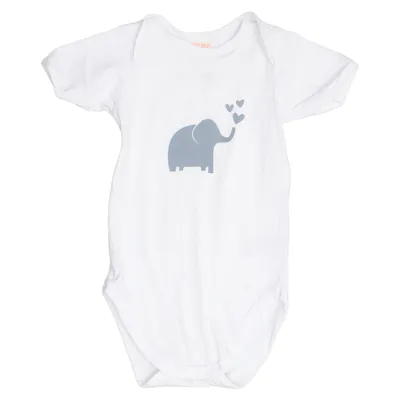 Body (Blanc, Gris) de Hema Coton, Élasthane