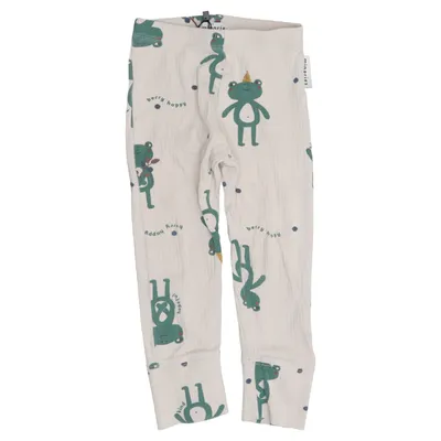 Leggings (Beige, Groen, Meerkleurig) van Minories Katoen, Elastaan