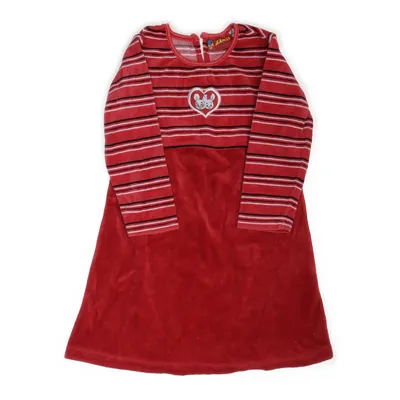 Klänning (Röd, Vit) från Bamse by Lindex Bomull, Polyester