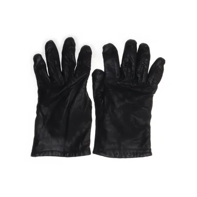 Gloves (Black) from Vezzano Leather, Wool