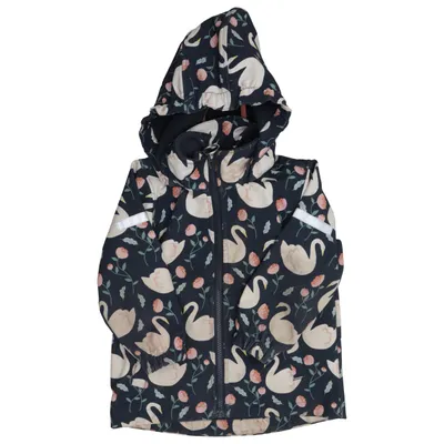 Softshelljakke (Sort, Flerfarvet) fra Lindex Kids Elastan, Polyester, Polyurethan