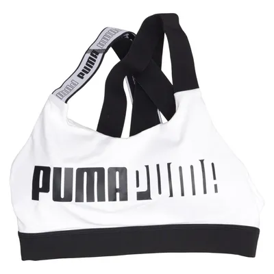 Sport-BH (Weiß, Schwarz) von Puma Elasthan, Nylon, Polyester