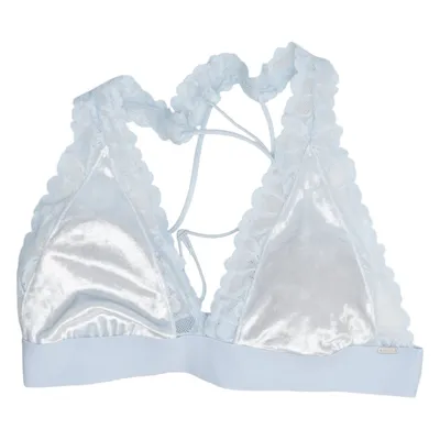 Bralette (Blue) from Pink Victoria's Secret Elastane, Polyamide