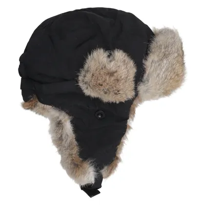 Pilotenmuts (Zwart, Beige) van Barts Polyamide, Polyester, Konijnenbont