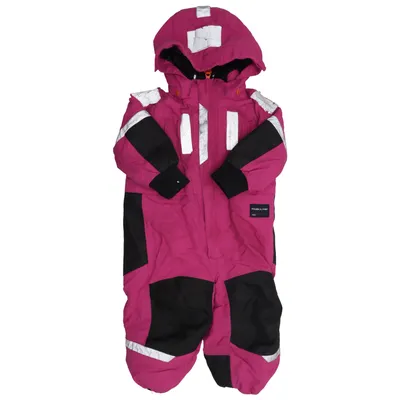 Outdoor overalls  (Pink, Sort) fra Polarn O. Pyret Polyamid