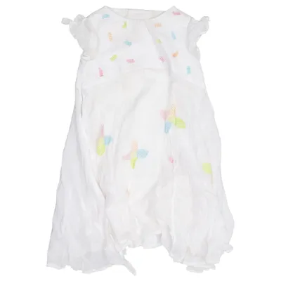 Klänning (Vit, Flerfärgad) från Darling S. Bomull, Polyester