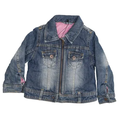 Spijkerjas (Blauw) van H&M Acryl, Polyester