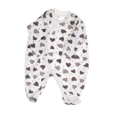 Sparkdräkt (Vit, Brun) från Baby Service Bomull