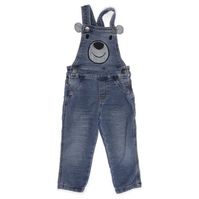Hängselbyxor (Blå) från Dopo Dopo Bomull, Elastan, Polyester