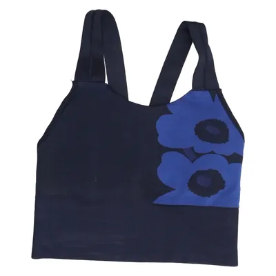Sports bra (Blue, Black) from Adidas x Marimekko