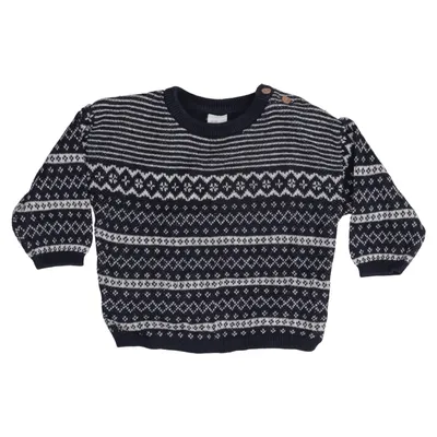 Sweater (Blue, White) from H&M Baby Cotton