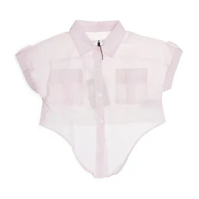 Kortärmad skjorta (Rosa) från Zara Bomull