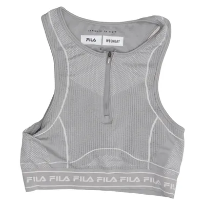 Sport-bh (Grijs) van Fila x Weekday Elastaan, Polyamide, Polyester