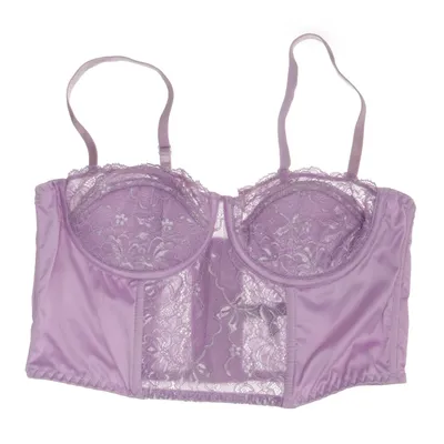 Bustier (Purple) from Out from Under for Urban Outfitters Elastane, Polyester