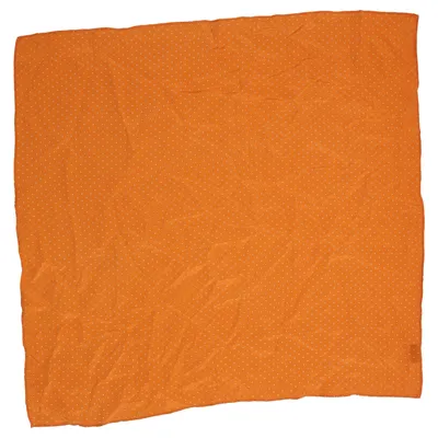 Halstuch (Orange, Weiß) von Dona&Doni Seide