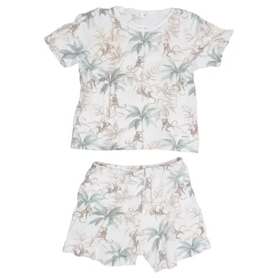 Pajamas (White, Green, Brown) from Newbie by KappAhl