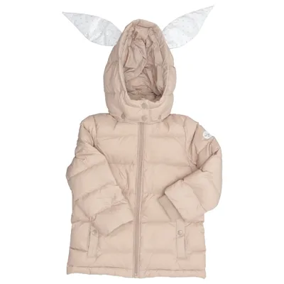 Vinterjacka (Beige) från Livly Bomull, Dun, Elastan, Fjädrar, Polyamid, Polyester