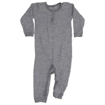 Barboteuse (Gris) de 808 Coton biologique, Polyamide, Laine