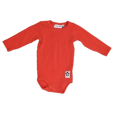 Body (Orange) fra Mini Rodini Elastan, Økologisk bomuld