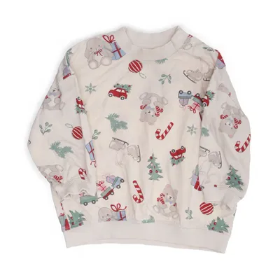 Collegetröja (Beige, Flerfärgad) från H&M Bomull