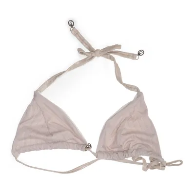 Bikini top (Beige) from Doutzen's Stories by Hunkemöller Elastane, Metallic fiber, Polyamide, Polyester