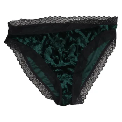 Bikiniunderdel (Grøn, Sort) fra Killstar Elastan, Polyester
