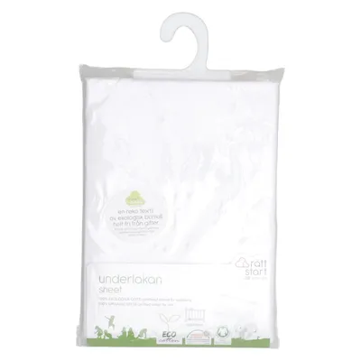 Fitted sheet (White) from Rätt Start Organic cotton