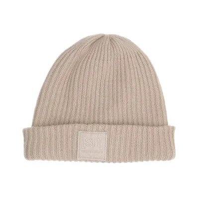 Beanie (Beige) van Super.Natural Acryl, Merinowol