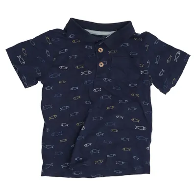 Poloshirt (Blauw, Meerkleurig) van Topomini Katoen