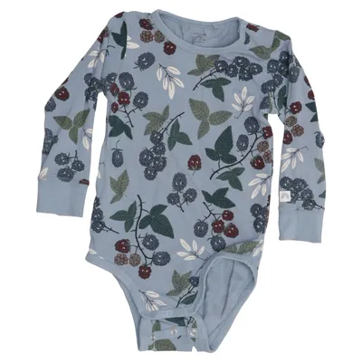 Body (Blå, Flerfarvet) fra Lindex Baby Bomuld, Elastan