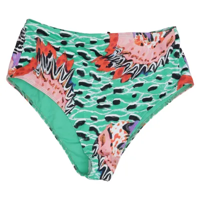 Bikini bottom (Green, Multicolored) from Roxy Elastane, Polyamide, Polyester