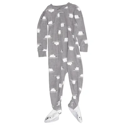 Barboteuse (Gris, Blanc) de Carter's Coton, Polyester