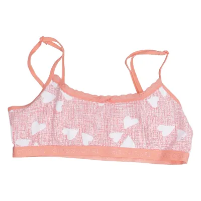 Bralette (Pink, Weiß) von Pepperts Baumwolle, Elasthan
