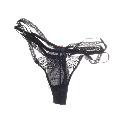 Strings (Noir) de Hunkemöller Coton, Élasthane, Polyamide