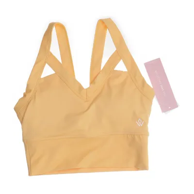 Sport-BH (Gul) från Workout Empire Polyester, Elastan