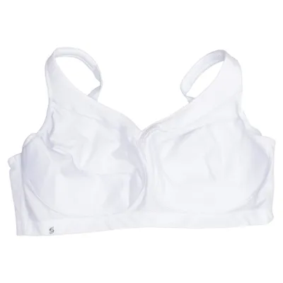 Brassière (Blanc) de Glamorise Élasthane, Polyamide, Polyester
