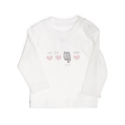 Långärmad t-shirt (Vit) från Pookie Bomull