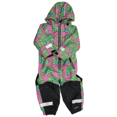 Outdoor overalls (Pink, Grøn, Sort) fra Villervalla Polyester