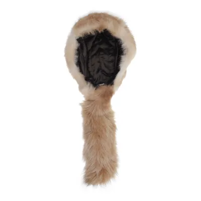 Pälsmössa (Brun) från Zero Two Kaninpäls, Nylon