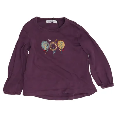 T-shirt à manches longues (Violet) de Sense Organics Coton biologique