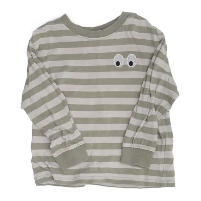 Långärmad t-shirt (Grön, Beige) från Rikki Tikki Bomull