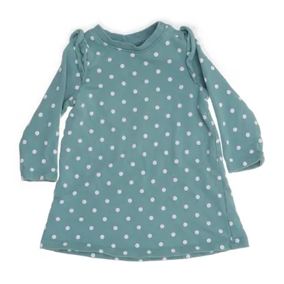 Kjole (Grøn, Flerfarvet) fra H&M Bomuld, Viscose, Elastan