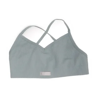 Sports bra (Blue) from Borg Elastane, Polyamide, Recycled polyester