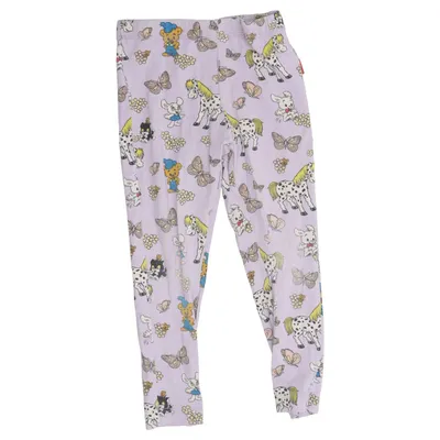 Leggings (Lila) från Bamse by Lindex Bomull, Elastan